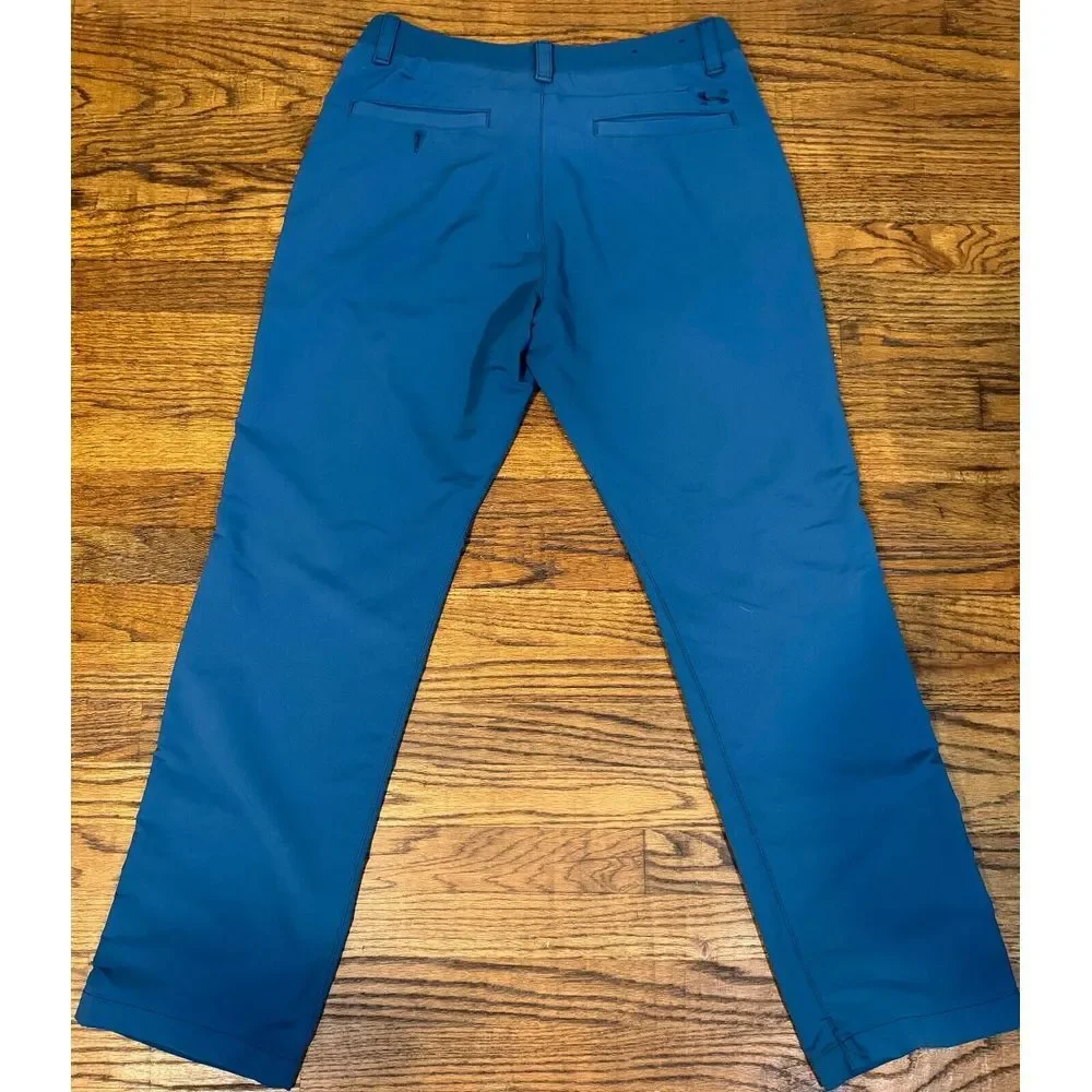 Under Armour UA Match Play comfort waist Vented Golf Pants Blue Mens Size 32x32*